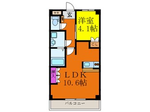 エトワ－ル新在家の物件間取画像